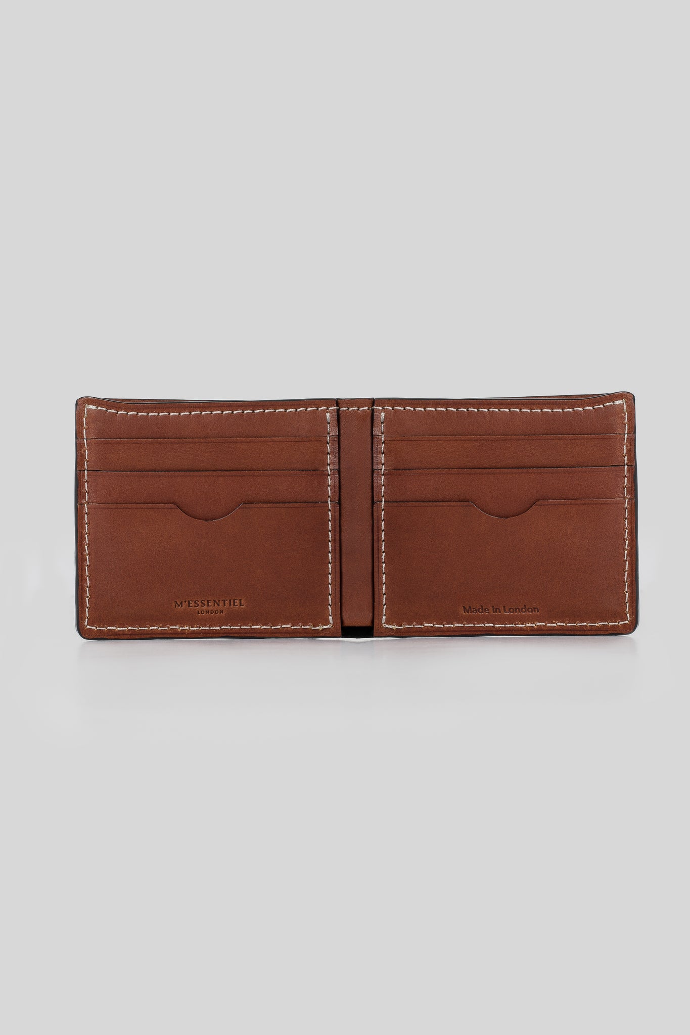 Mens Luxury Billfold Wallet Inside Full View