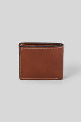 Mens Luxury Leather Billfold Wallet - Front View